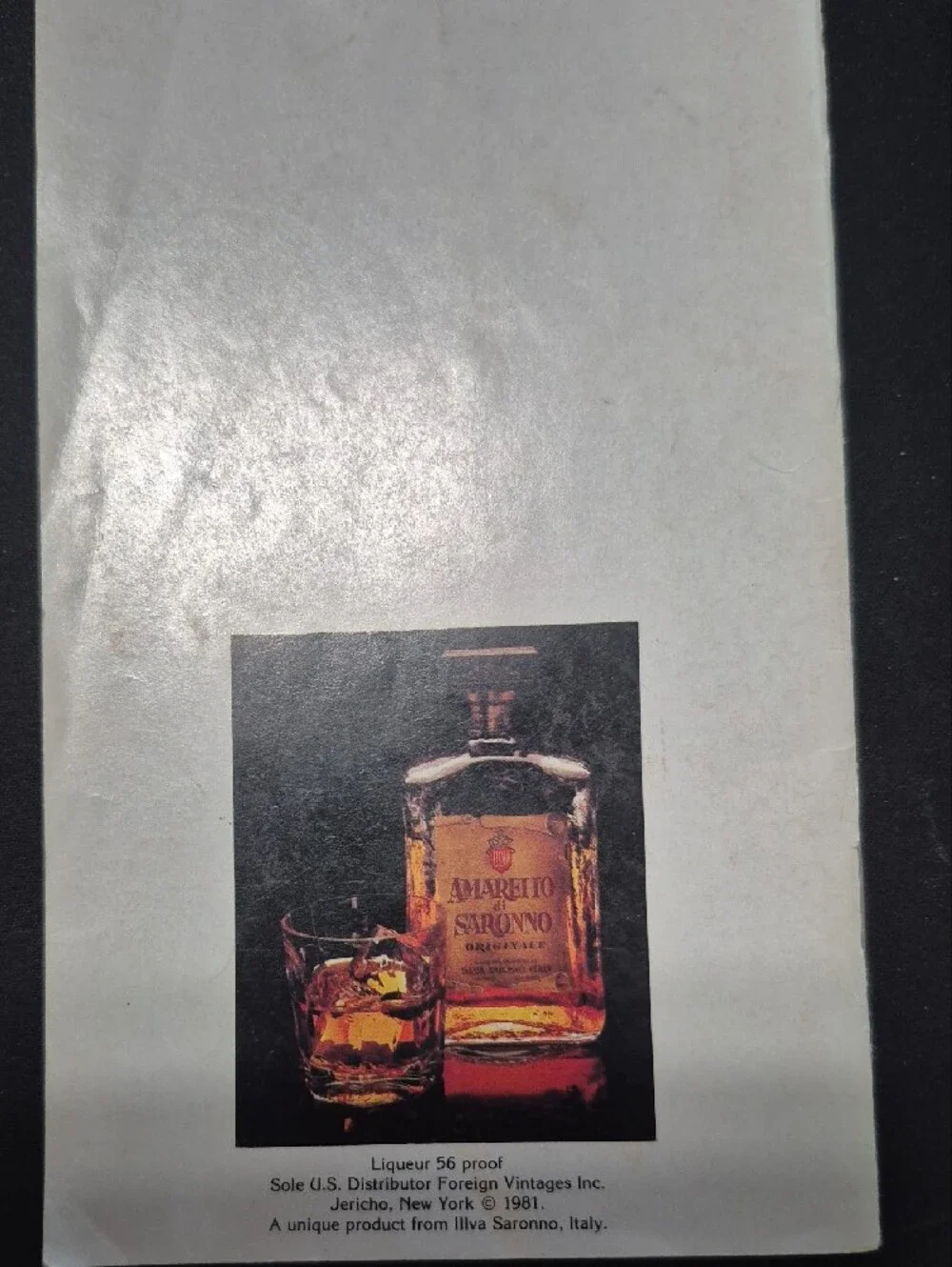 Amaretto di Saronno 1981 amaretto